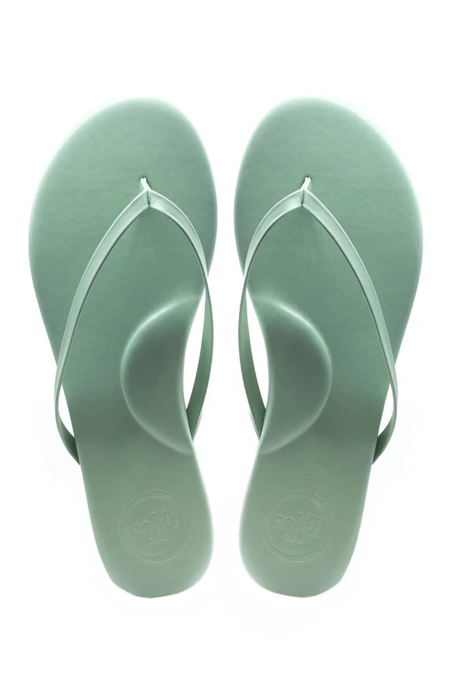 solei sea Women's Indie Flip Flop Sandal in aloe vera - women's sandal - view 4