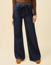 spartina 449 Faye Denim Trouser in midnight marina rinse wash - women's jeans - view 5