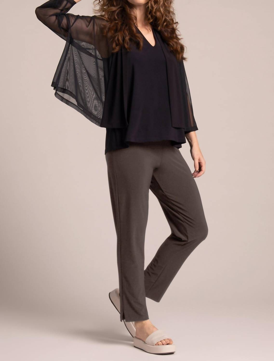 Sympli - Narrow Barrel Midi Pant
