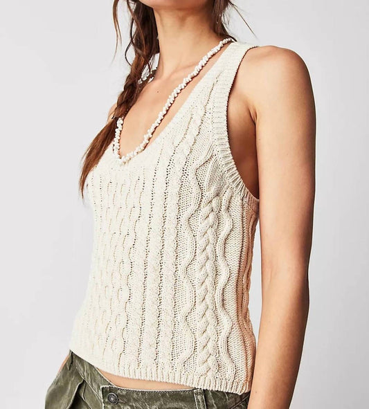 Free People - High Tide Cable Tank