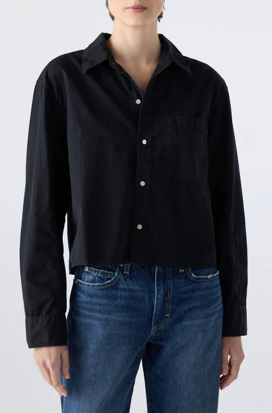 Amo - Ruth Crop Button Down Shirt