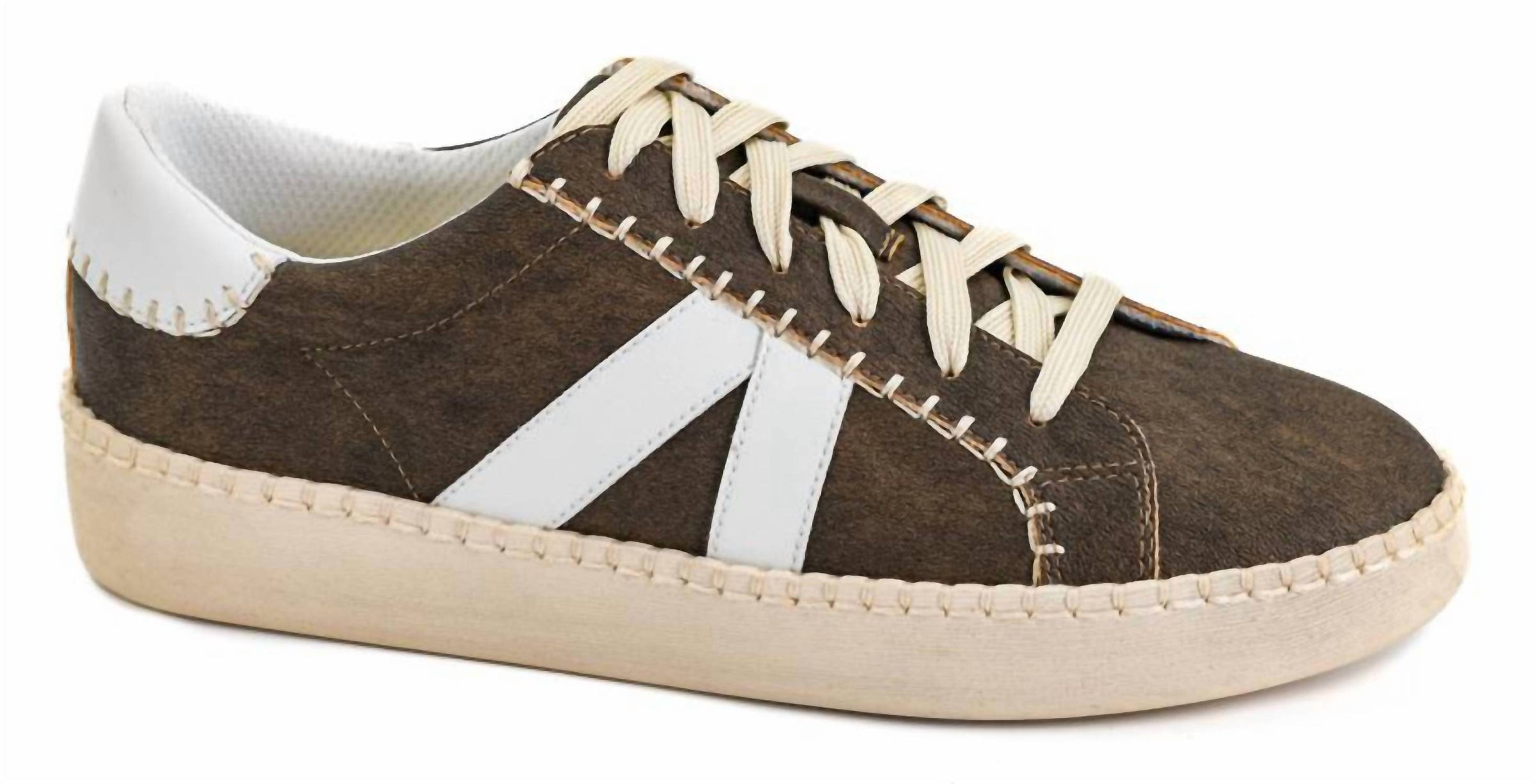 Hey Girl by Corkys Women's Friend Zone Sneaker in chocolate - women's sneaker