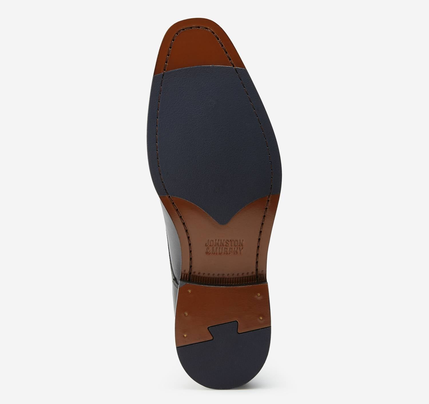 JOHNSTON & MURPHY Men's Meade Plain Toe Oxford Shoes in black - men's shoe - view 4