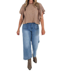 Ee:Some - Morning Brew Waffle Knit Top