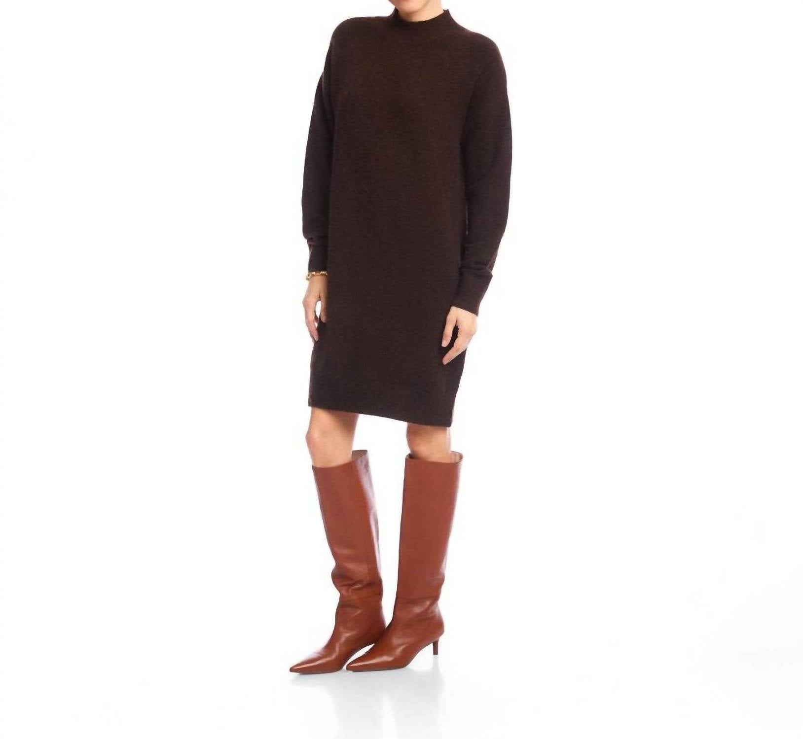Karen Kane - Mock Neck Sweater Dress