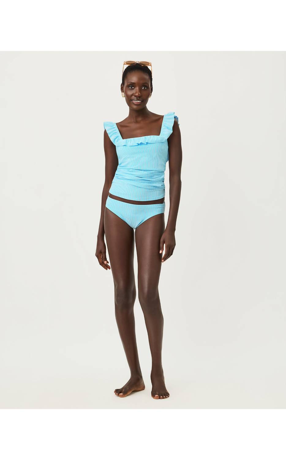 Lilly Pulitzer - Aemma Ruffle Tankini Top