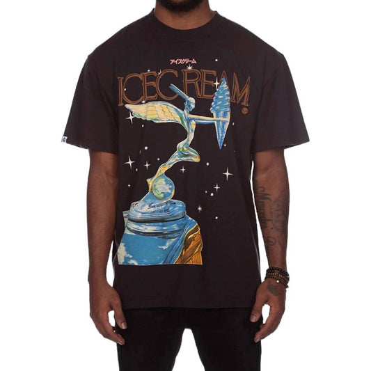 Icecream - Oversized Fit Hood Short Sleeve Tee