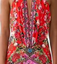 Camilla - Deep Cowl Plunge Dress