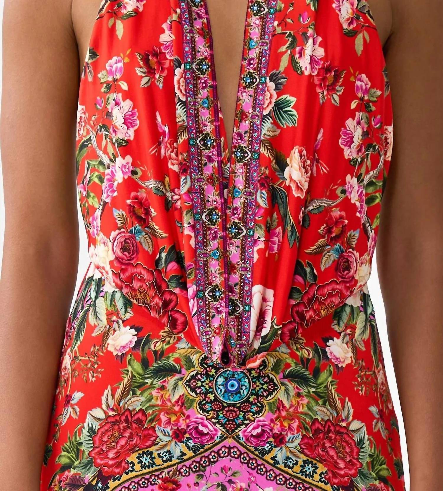 Camilla - Deep Cowl Plunge Dress