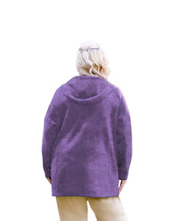 On The Plus Side - Lyddie Hooded Zip Up Fleece Jacket - Plus Size