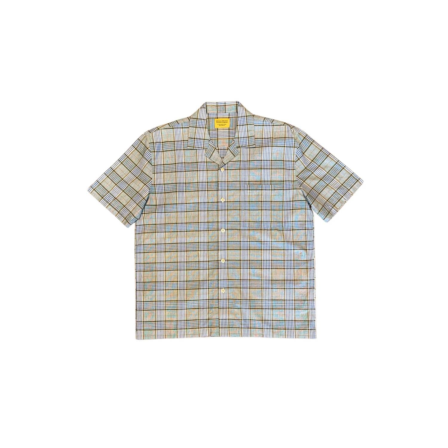 Original Madras Trading Company - Men's Lax Camp Collar Short Sleeve Shirt