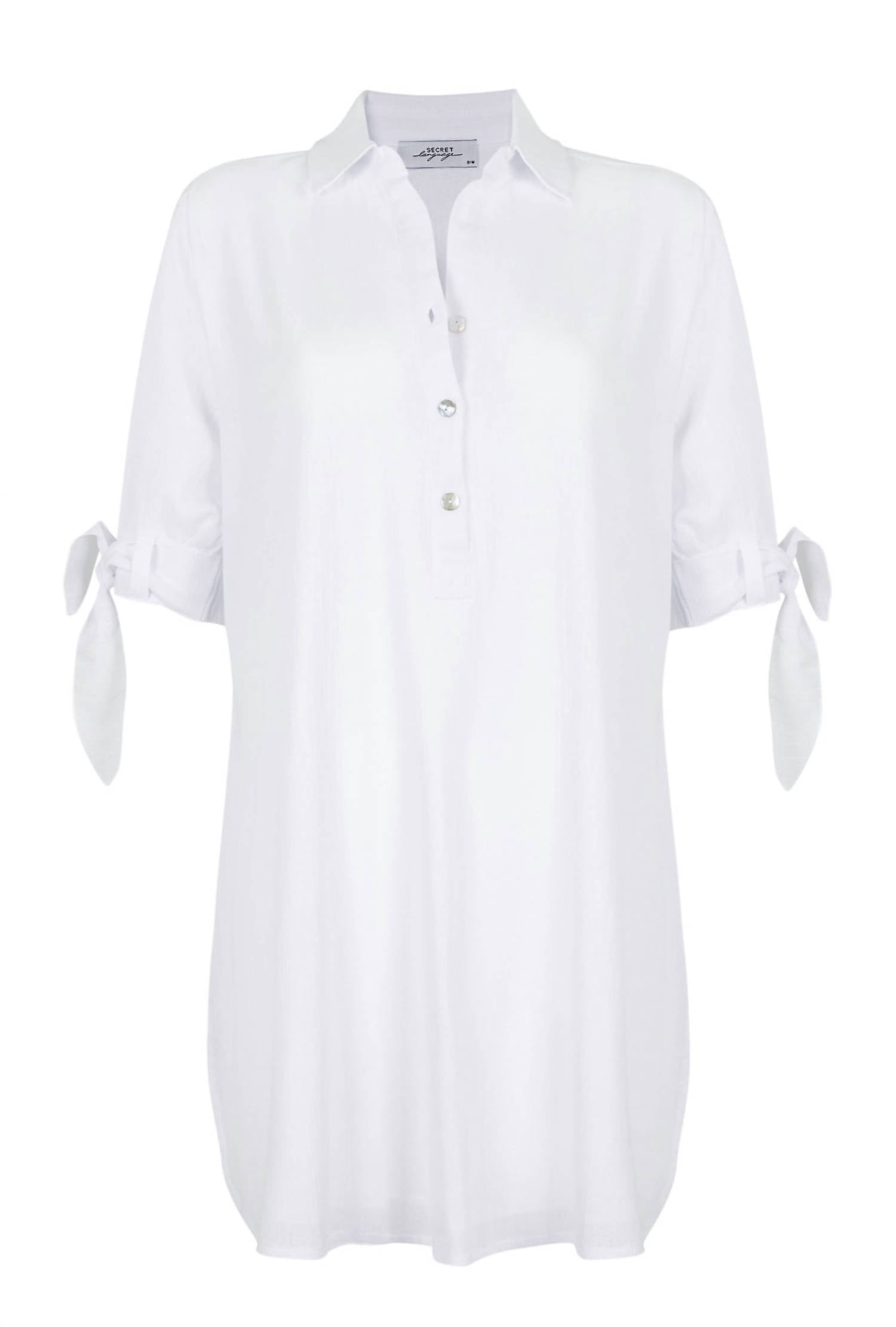 Secret Language - Sherv Tunic Mini Dress