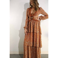 Mulla - Cross Back Tie Maxi Dress