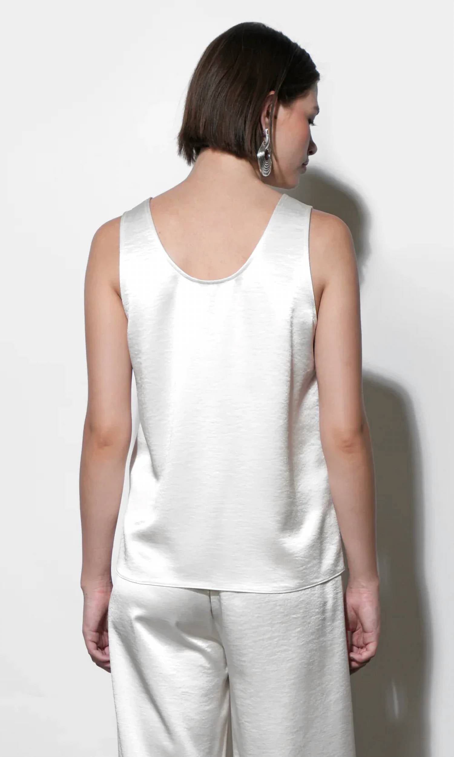 Greylin - Ariana Easy Satin Sleeveless Top