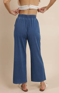 Needii - Denim Knit Sweatpants