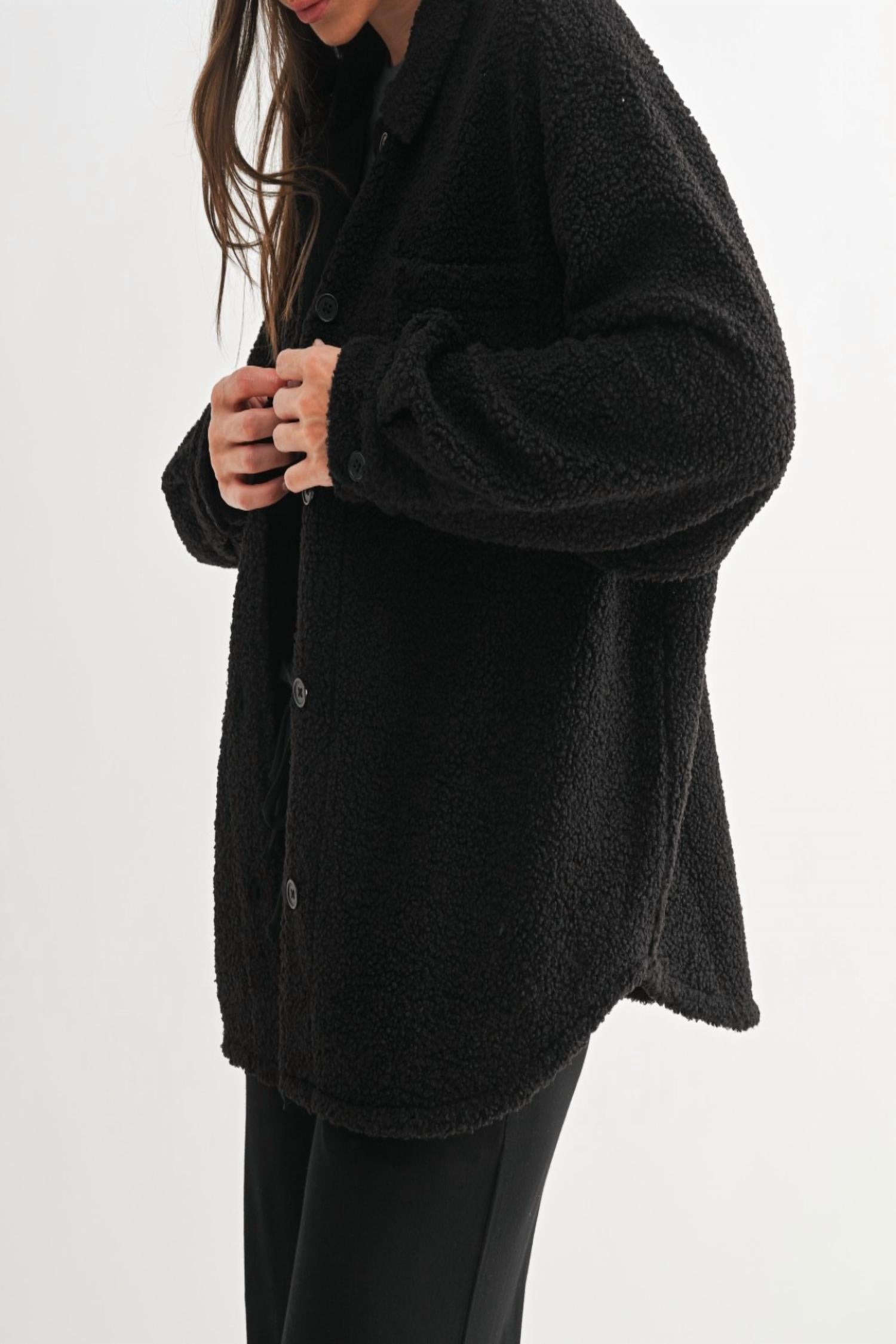 Mono B - Frostline Sherpa Shacket
