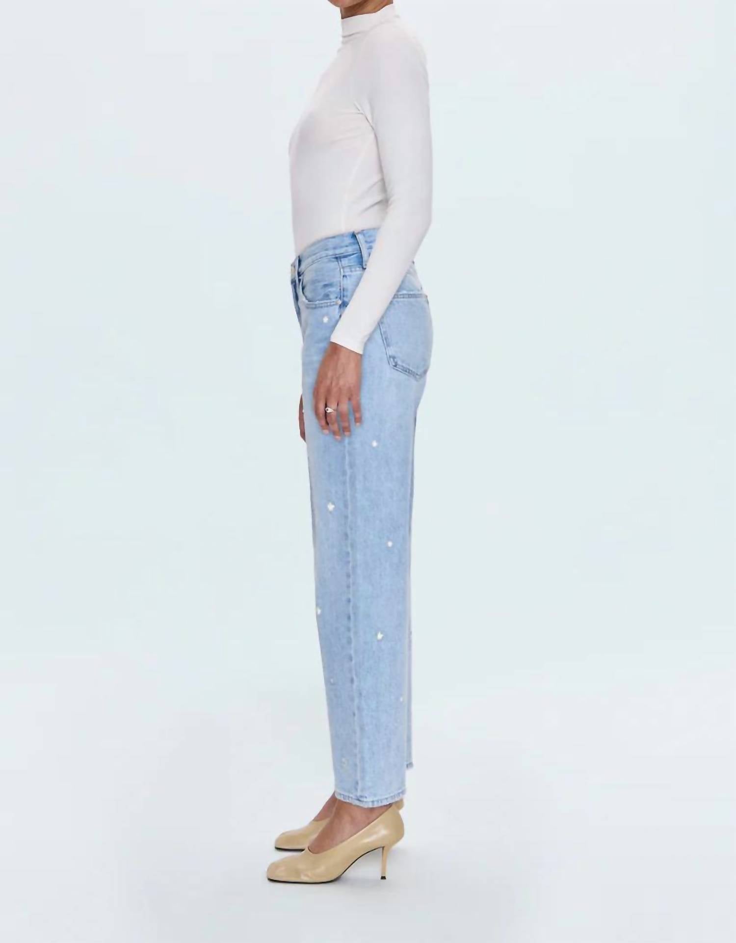 Pistola - Lexi Mid-Rise Straight Leg Jeans