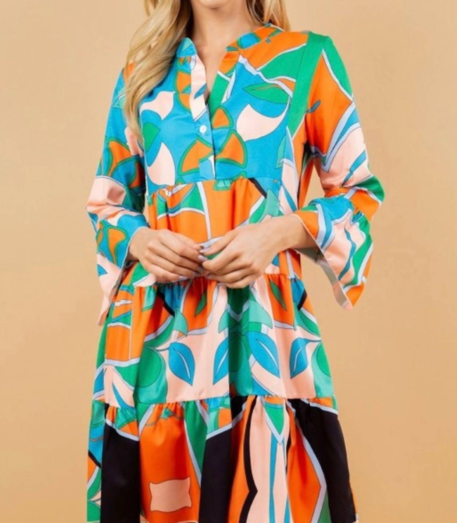 Sundayup - Totally Tropical Flowy Dress