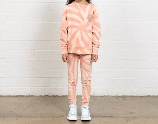 Tiny Whales - Girls Tie Dye Boxy Sweatshirt