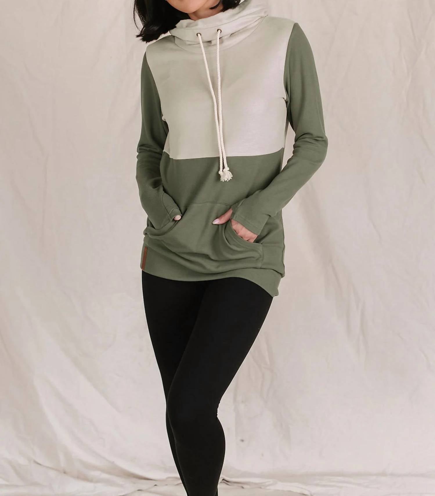 Ampersand Ave - Performance Fleece Cowlneck Sweatshirt