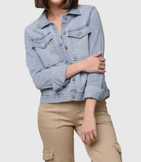 Pine Apparel - Denim Jacket With Patch Pockets
