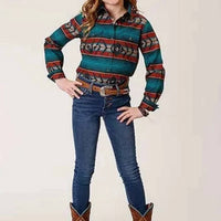 Roper - Girl's Western Aztec Shirt