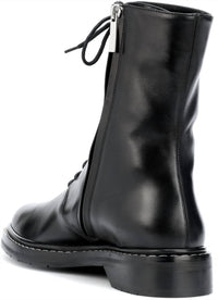 The Row - Women's Fara Leather Combat Boots