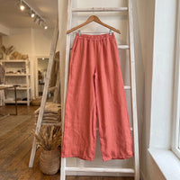 Made in Italy The Euro Linen Set in italy the euro linen set in rosewood - women's sleepwear - view 4