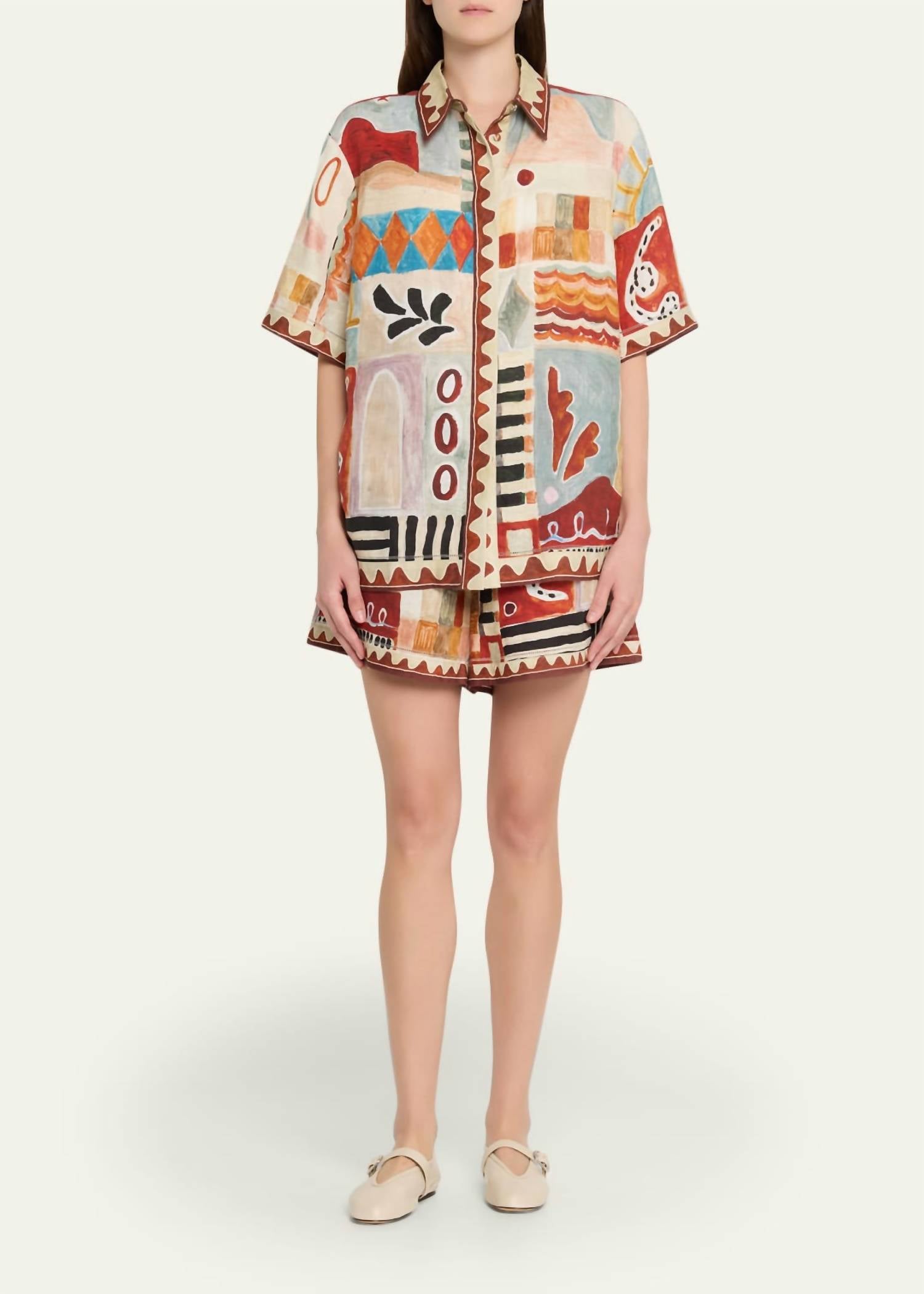 Alemais - Michelle Linen Shirt