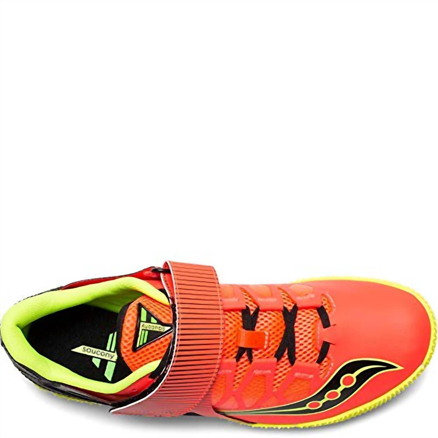 SAUCONY Men's Uplift Hj2 Track Shoe in 2 vizi red citron - men's shoe - view 4