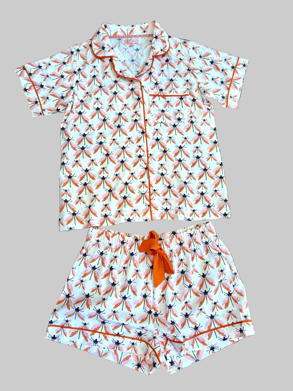 Katie Kime - Dragonfly Pajama Shorts Set