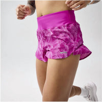 BROOKS Chaser 2.0 3" Running Shorts in magenta aqueous - women's shorts - alternate view