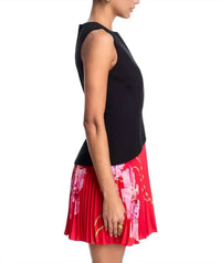 Milly - Haddy Printed Pleated Mini Dress