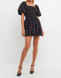 English Factory - Cherry Mini Dress