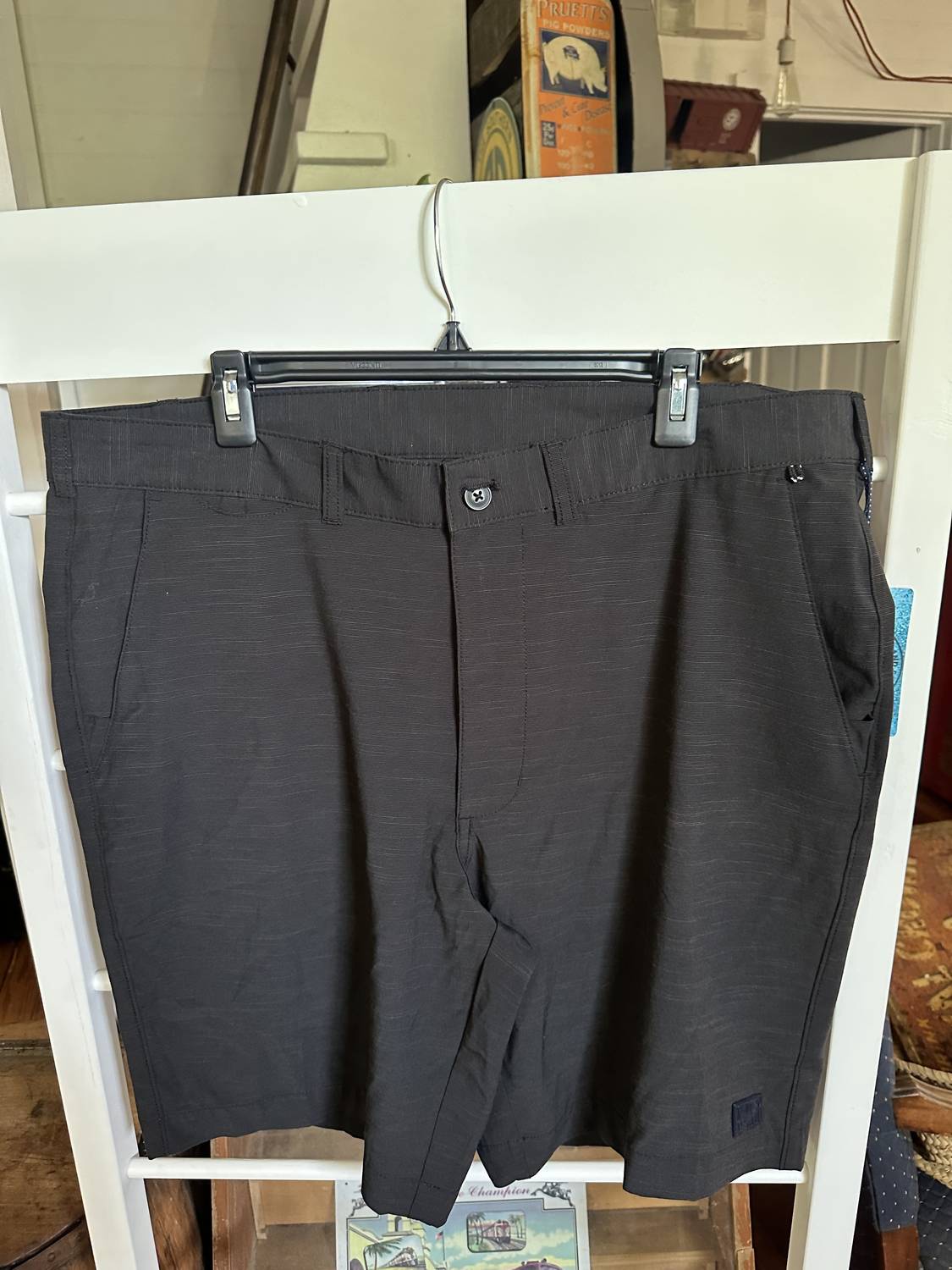 VINTAGE 1946 Men's Board Shorts in black gray - men's shorts
