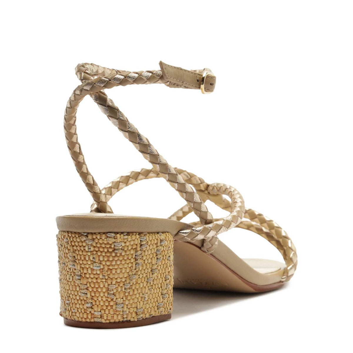 Alexandre Birman - Women's Elba 45 Braided Leather Sandal