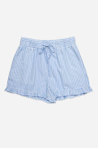 Deluc - Split Ruffled Hem Shorts