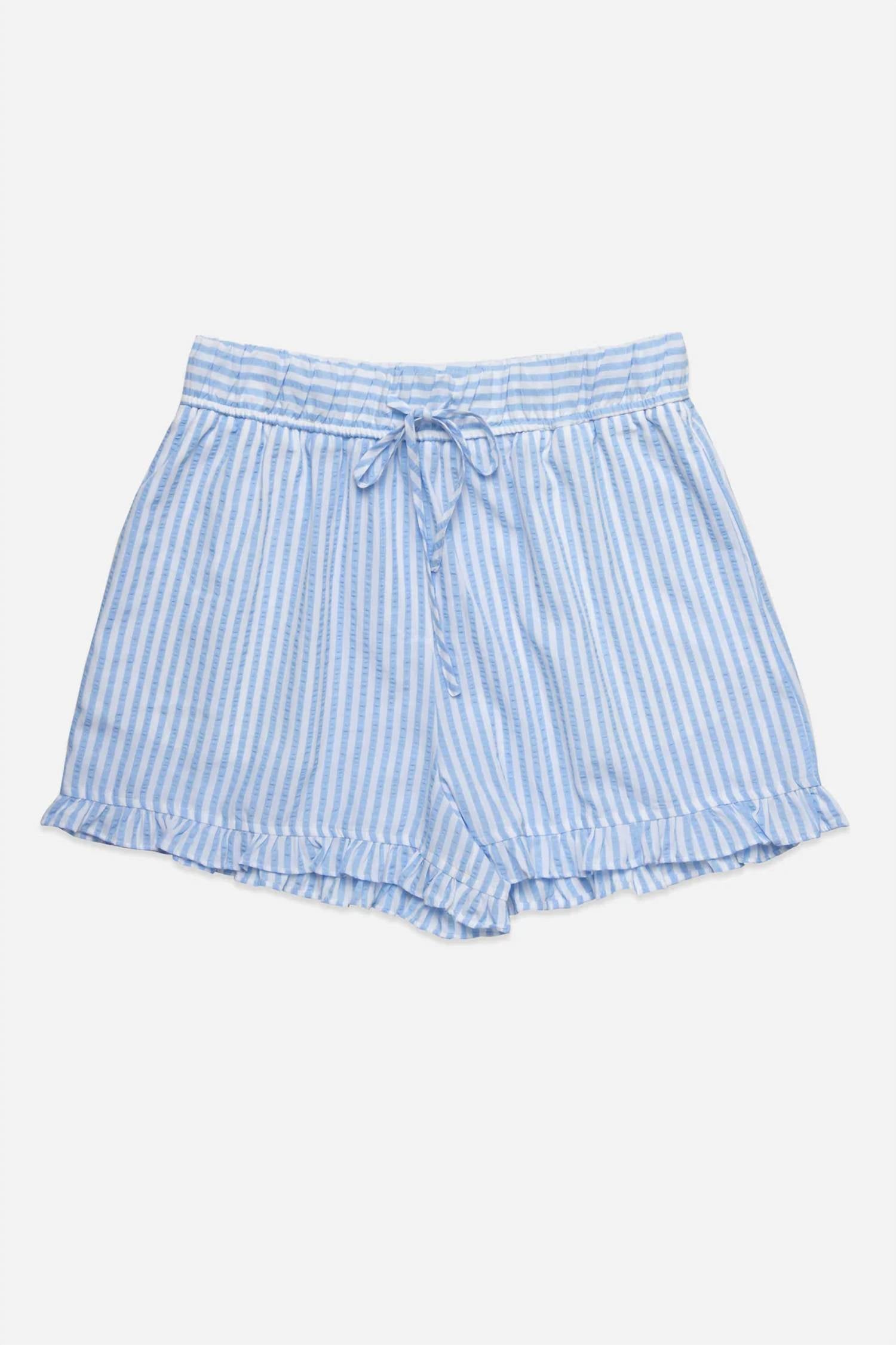 Deluc - Split Ruffled Hem Shorts
