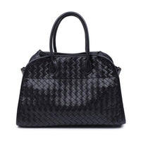 Urban Expressions - Women's Rhonda Woven Vegan Leather Tote Bag