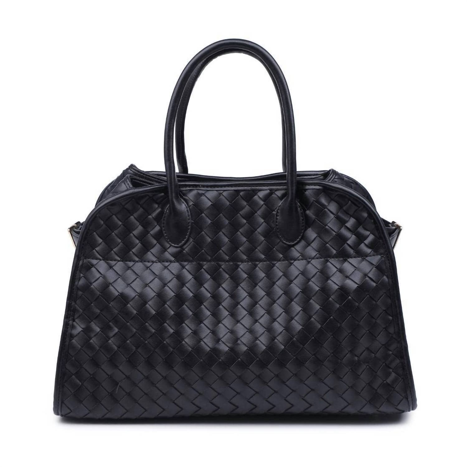 Urban Expressions - Women's Rhonda Woven Vegan Leather Tote Bag