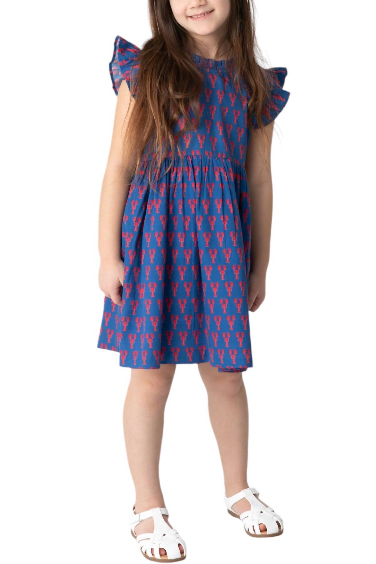 Tuktuk Designs - Girl's Crawfish Ruffle Dress