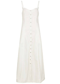 Free People Women's Just Jill Maxi Dress in ivory - women's dress - alternate view