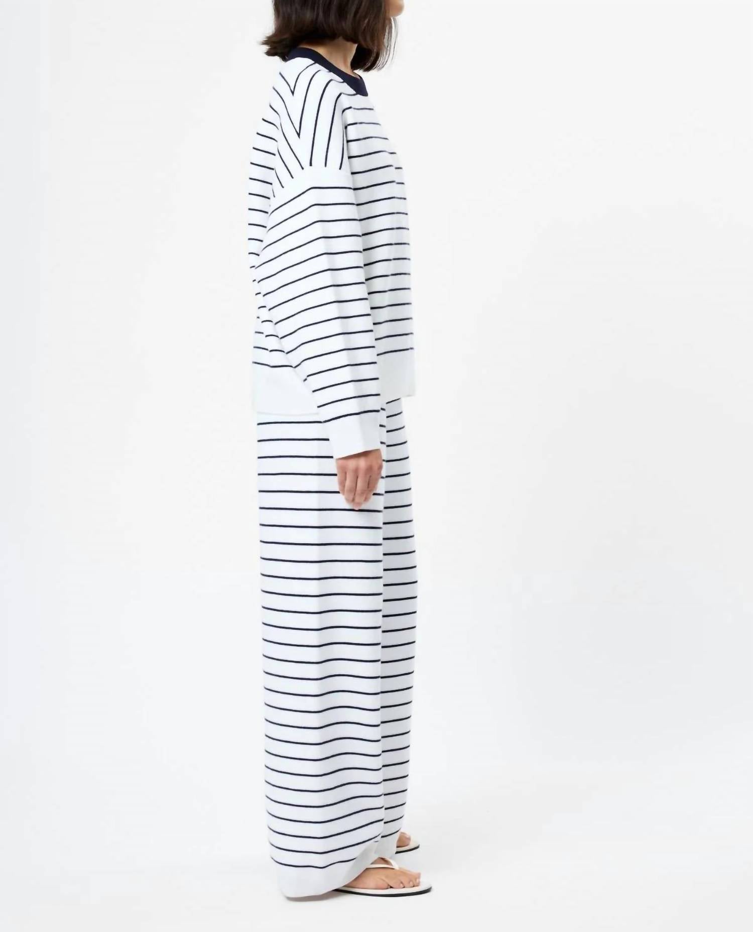 French Connection - Marley Striped Crewneck Sweater