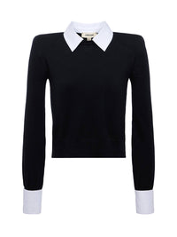 L'Agence - April Poplin Collar Pullover