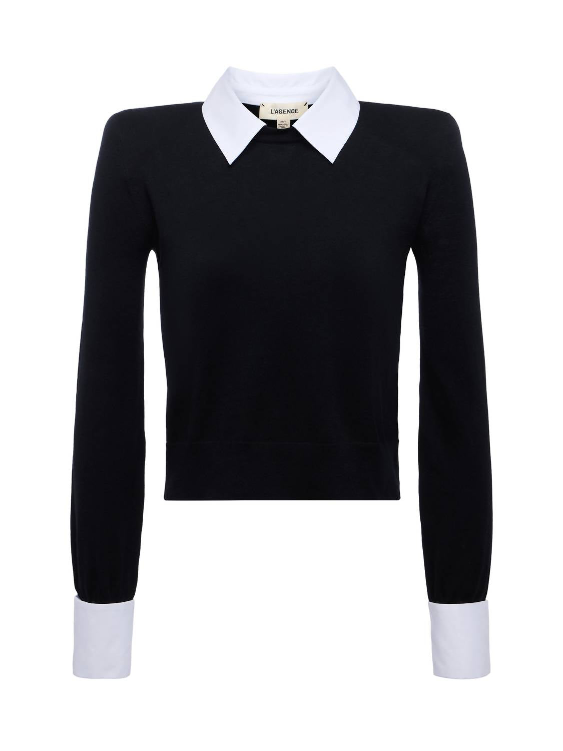 L'Agence - April Poplin Collar Pullover