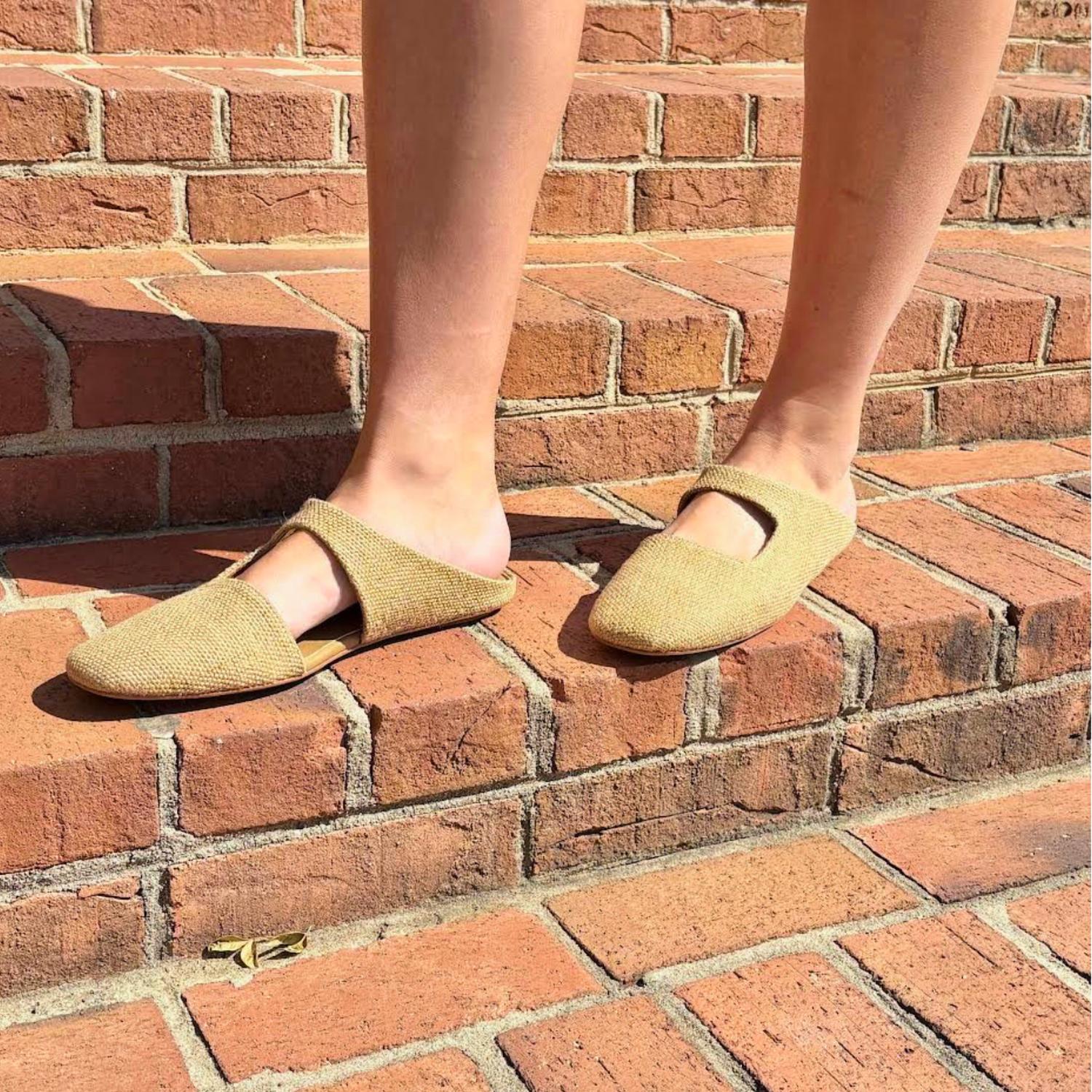 Jeffrey Campbell Women's Siesta Mule in tan canvas - women's shoe - view 4
