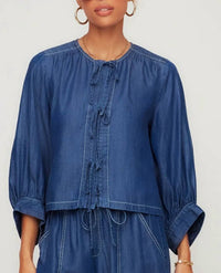 Fifteen Twenty - Cassie Lantern Sleeve Top