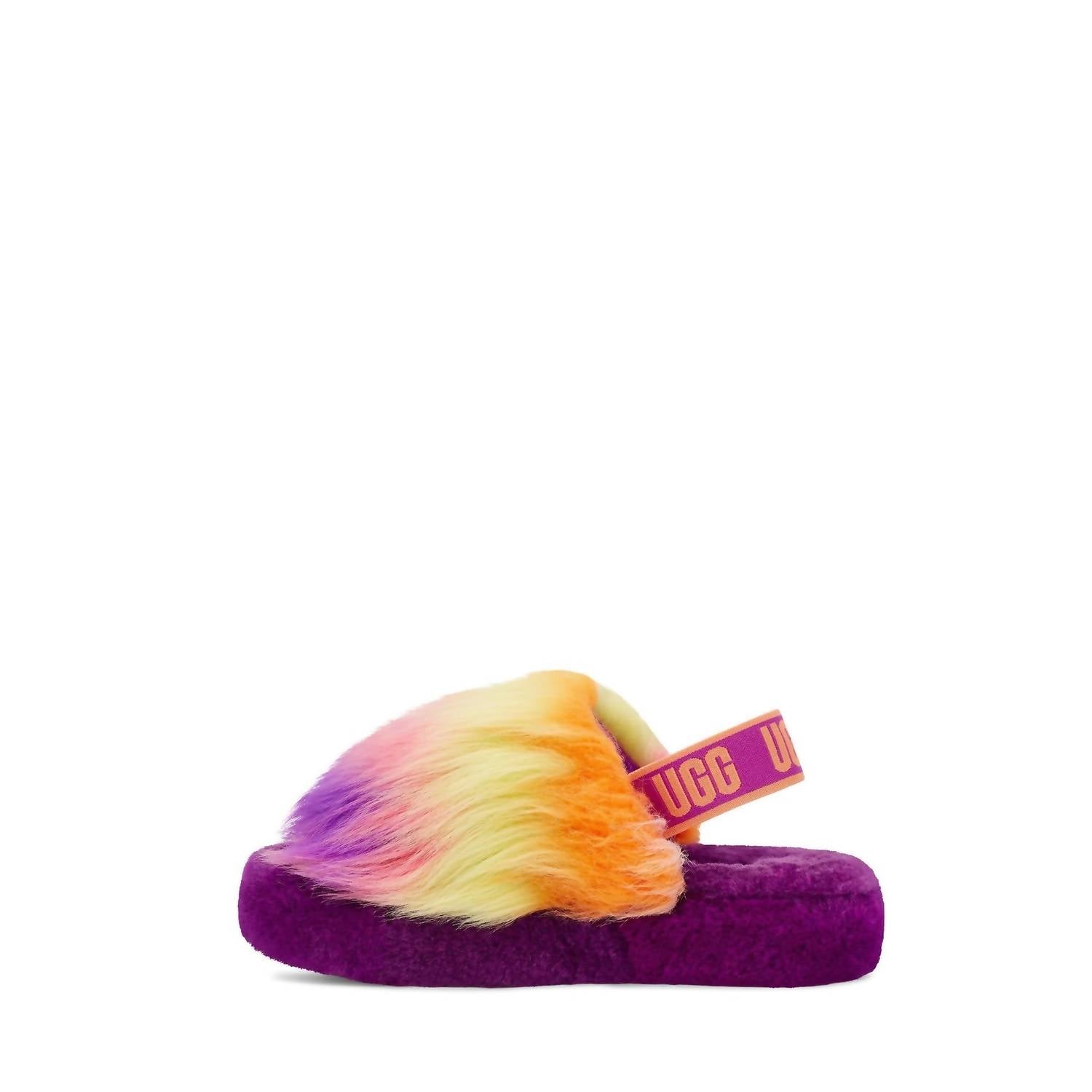 Ugg - Girl's Fluff Yeah Tie Die Slides