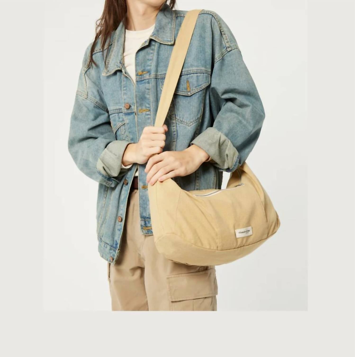 Rivedroite Paris Women's Charlot Crossbody Bag in beige - women's bag - view 5