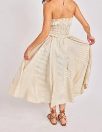 Sadie & Sage - Classic Beauty Striped Midi Dress